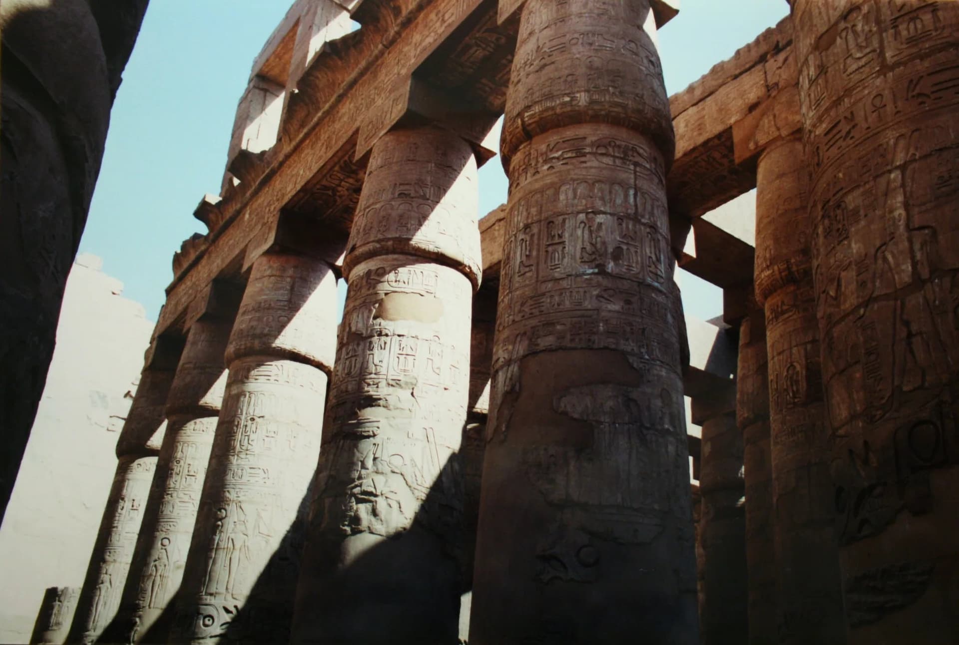 Columns at Karnak Temple